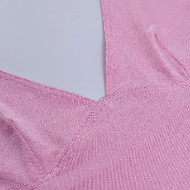 Halter Bare Back Crop Top – Club & Party
