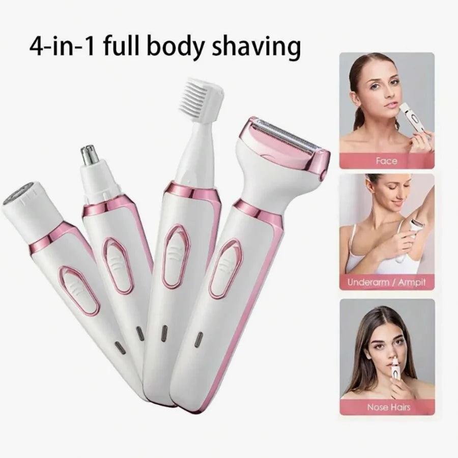 Ladies' 4-in-1 Rechargeable Electric Shaver