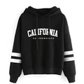 Stripe Hooded Sweatshirt & Drawstring Pants Set – S-3XL