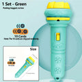 Chriyungel Kids Cartoon Projection Science Toy Flashlight