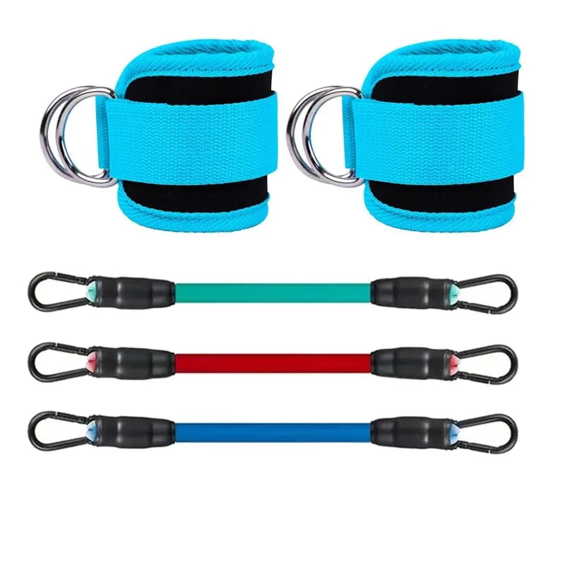 Ankle Strap Resistance Bands – Hip & Glute Workout Set for Men & Women
