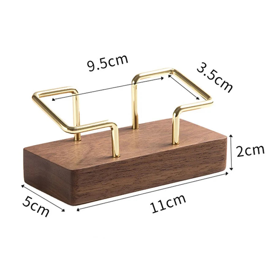 Wooden Business Card Display Stand