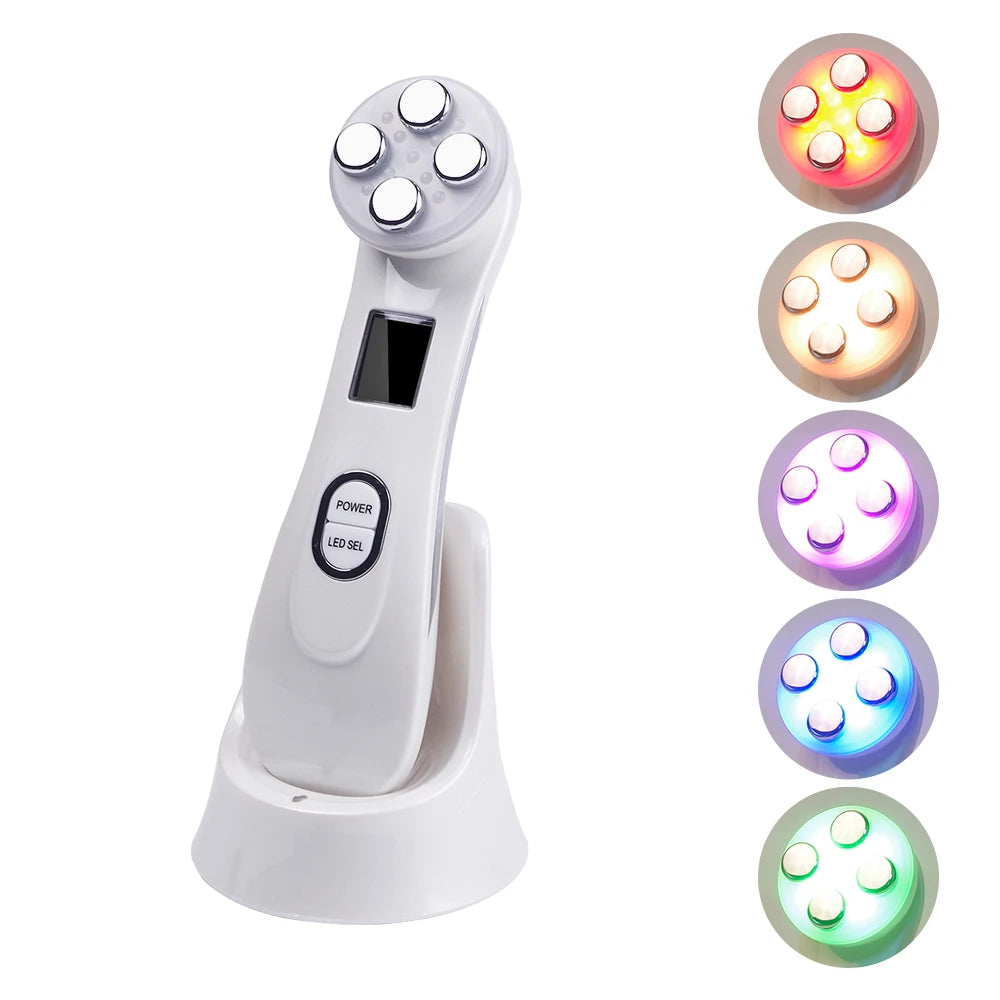 EMS Microcurrent Face Lifting Machine – LED Phototherapy, 6 Modes
