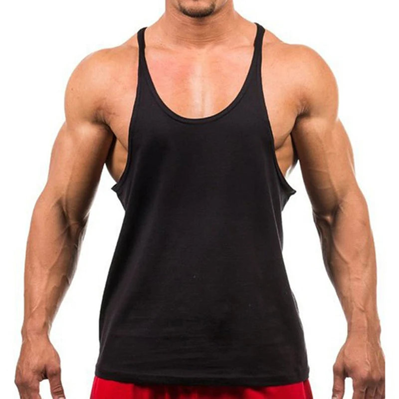 2025 New Bodybuilding Brand Jogger Gym Singlet Training Bodybuilding Tank Top Vest Shirt Sleeveless Fitness Cotton Shirt For Men