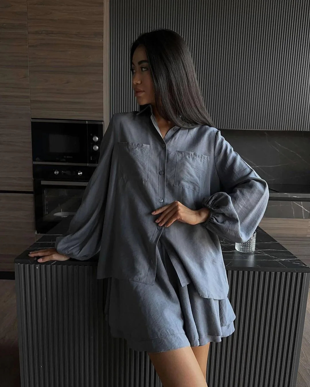 Women's Casual Loose 2-Piece Short Set – Summer Suit