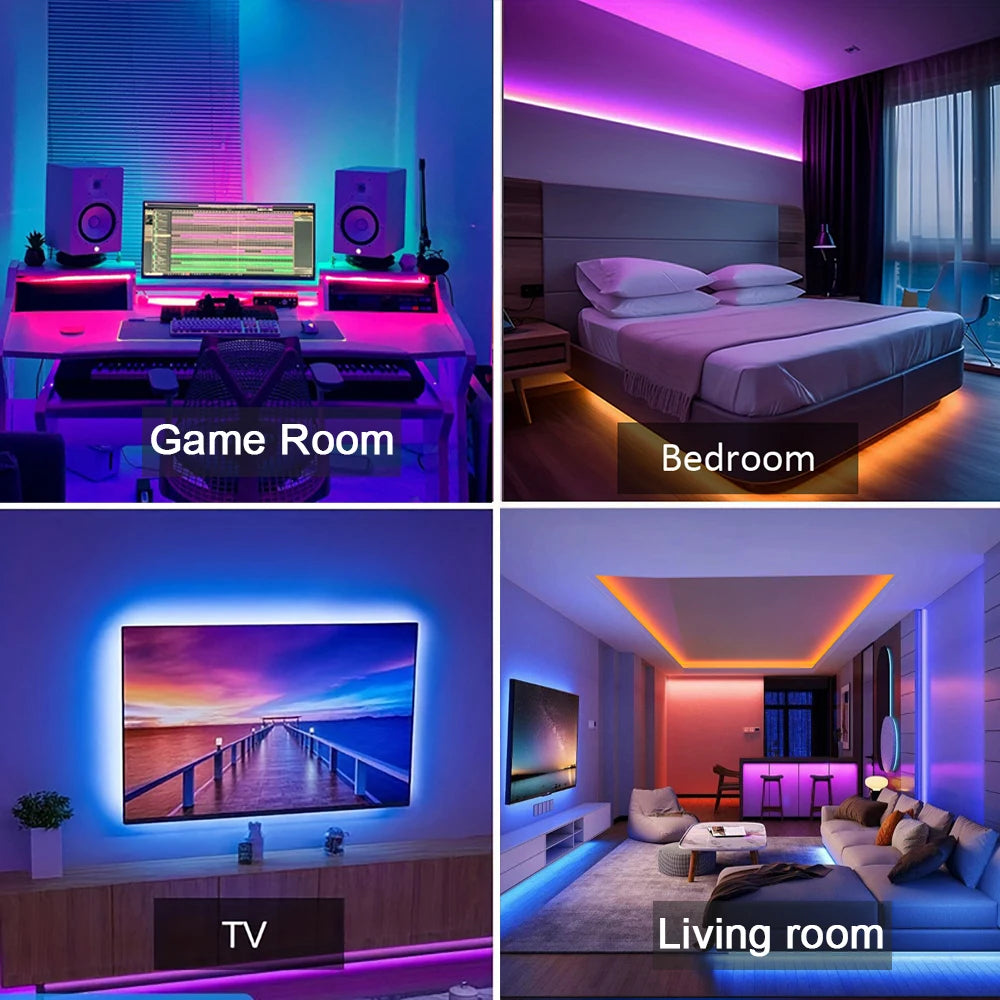 The Mood Strip – RGB LED Strip Lights with App & Remote Control