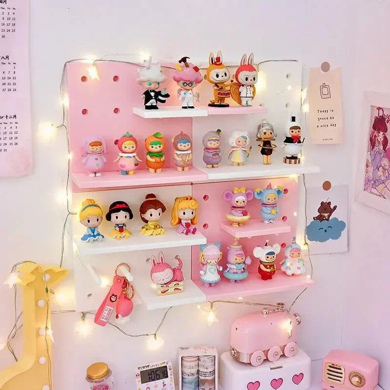 Pegboard Wall Storage Rack – Kitchen & Bedroom Organizer