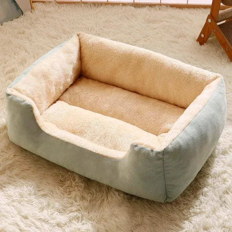 Cosy Cat & Dog Bed – Warm Winter Pet Cushion House