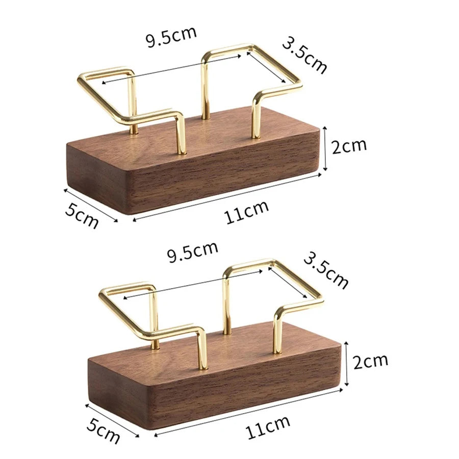 Wooden Business Card Display Stand