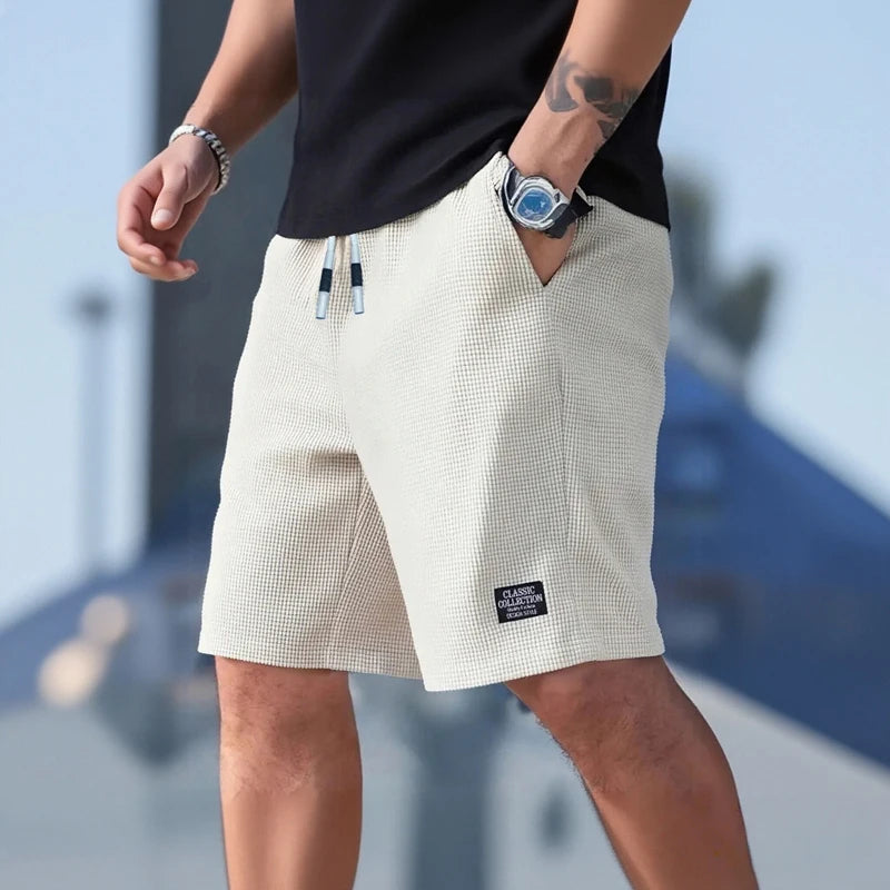 Men's Sport Running Gym Fitness Shorts – Black & Gray