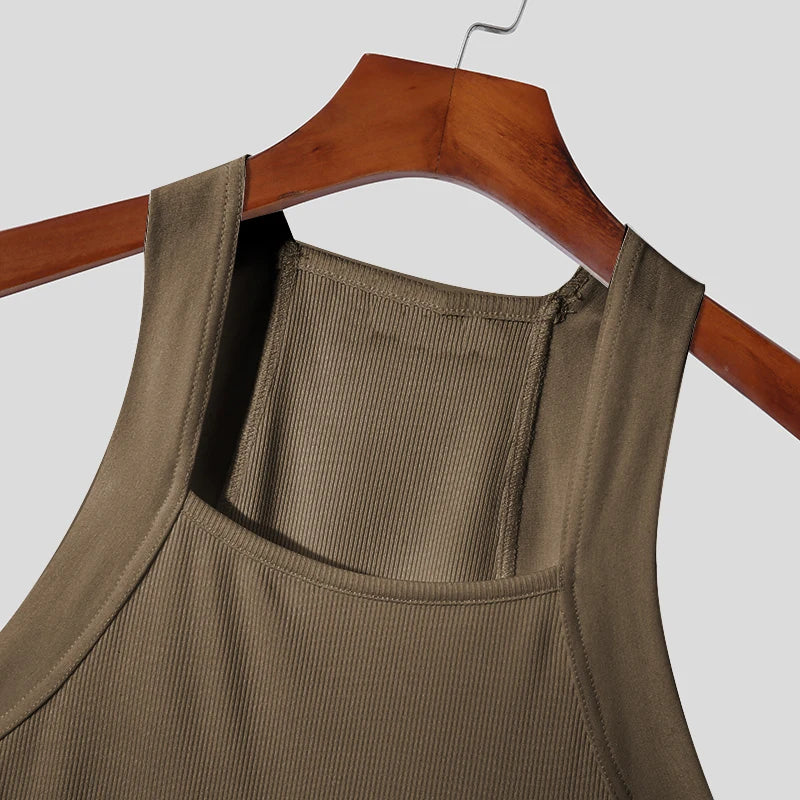 Men's Solid Sleeveless Tank Top – Gym to Street, S–5XL