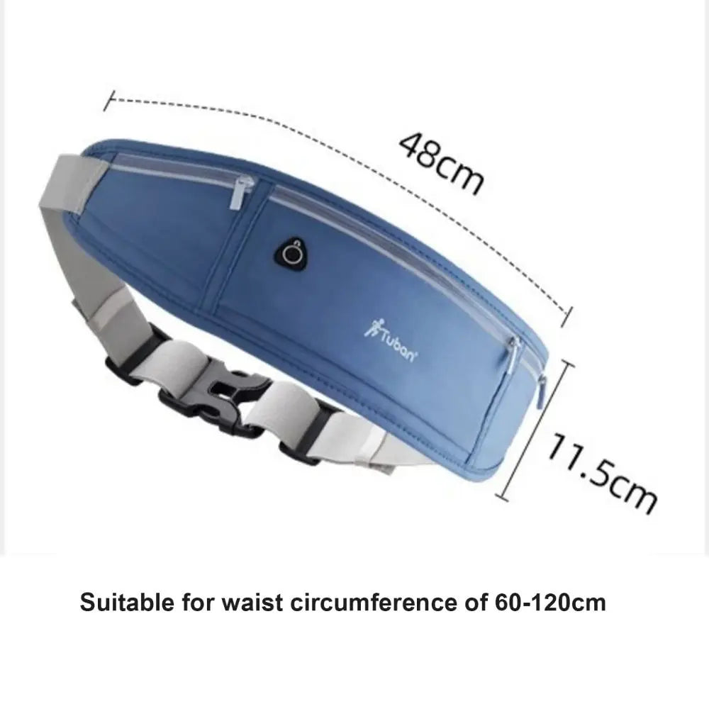 New Casual Hidden Running Waist Bag Waterproof Belt Waist Pack Sports Belt Pouch Gym Bags Lightweight Mobile Phone Bag