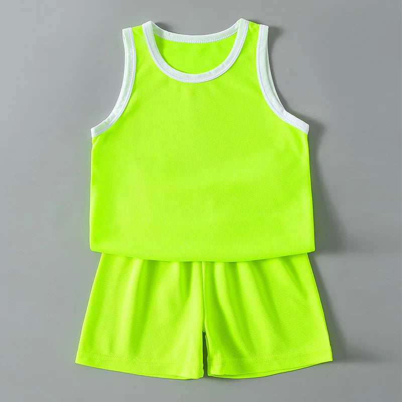 Kids' Quick-Dry Sport Suit – 2 or 4 Piece, Unisex Summer Set