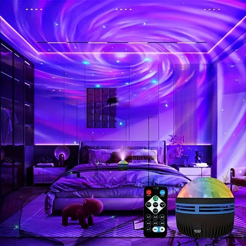 LED Galaxy Projector Night Light – Starry Sky Lamp