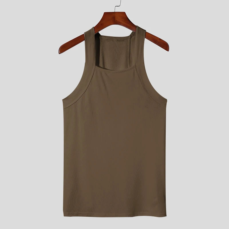 Men's Solid Sleeveless Tank Top – Gym to Street, S–5XL