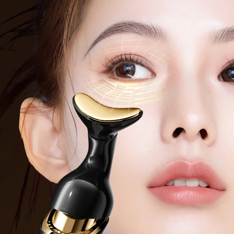 Microcurrent Face & Neck Lifting Massager – LED Vibration