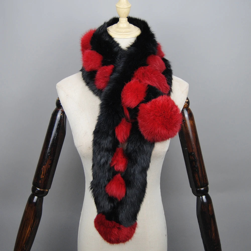 Women's Rabbit Fur Scarf