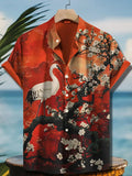 Summer Fashion New Men's Linen Hawaiian Shirt 3D Printed Shirt Short Sleeve Casual Beach Shirt Vintage Shirt