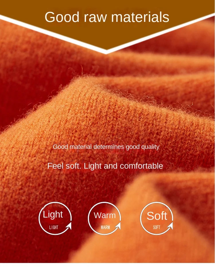 2025 Cashmere Sweater O-neck Pullovers Men's Loose Oversized M-3XL Knitted Bottom Shirt Autumn Winter New Korean Casual Men Top