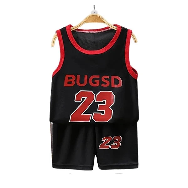 Boys Summer Sport Vest & Shorts Set — Quick-Dry Basketball Tracksuit