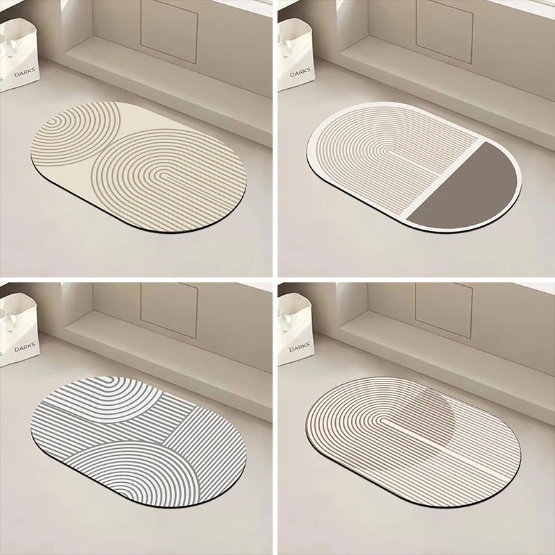 Super-Absorbent Diatomite Kitchen Mat