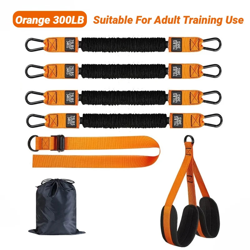 Pull-Up Power With Auxiliary Trainer Elastic Rope Pull Bar Fitness Home Men'S Band Latex Up Assist Belt Indoor Exercise
