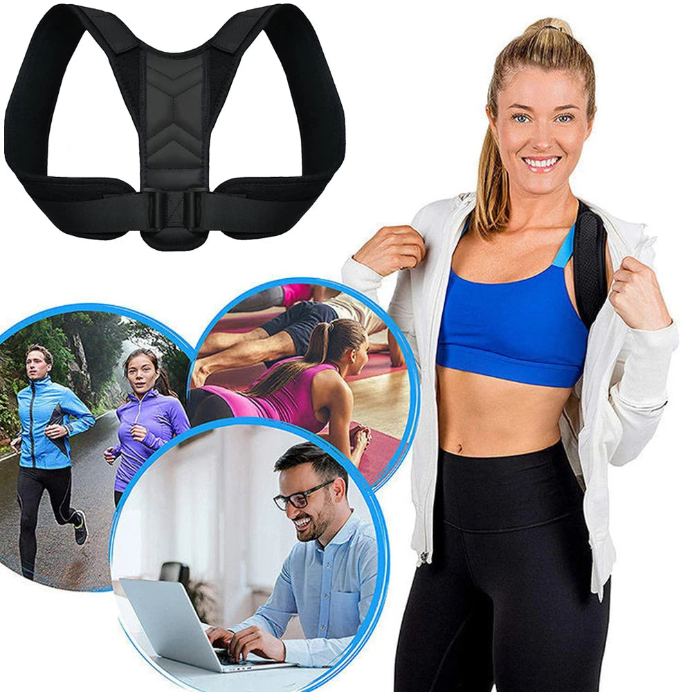 1pcs Back Posture Corrector Neck Brace Training Equipment Home Office Man Woman Postura Shoulder Support Correction Belt