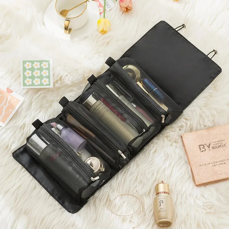 4-in-1 Foldable Travel Makeup Bag