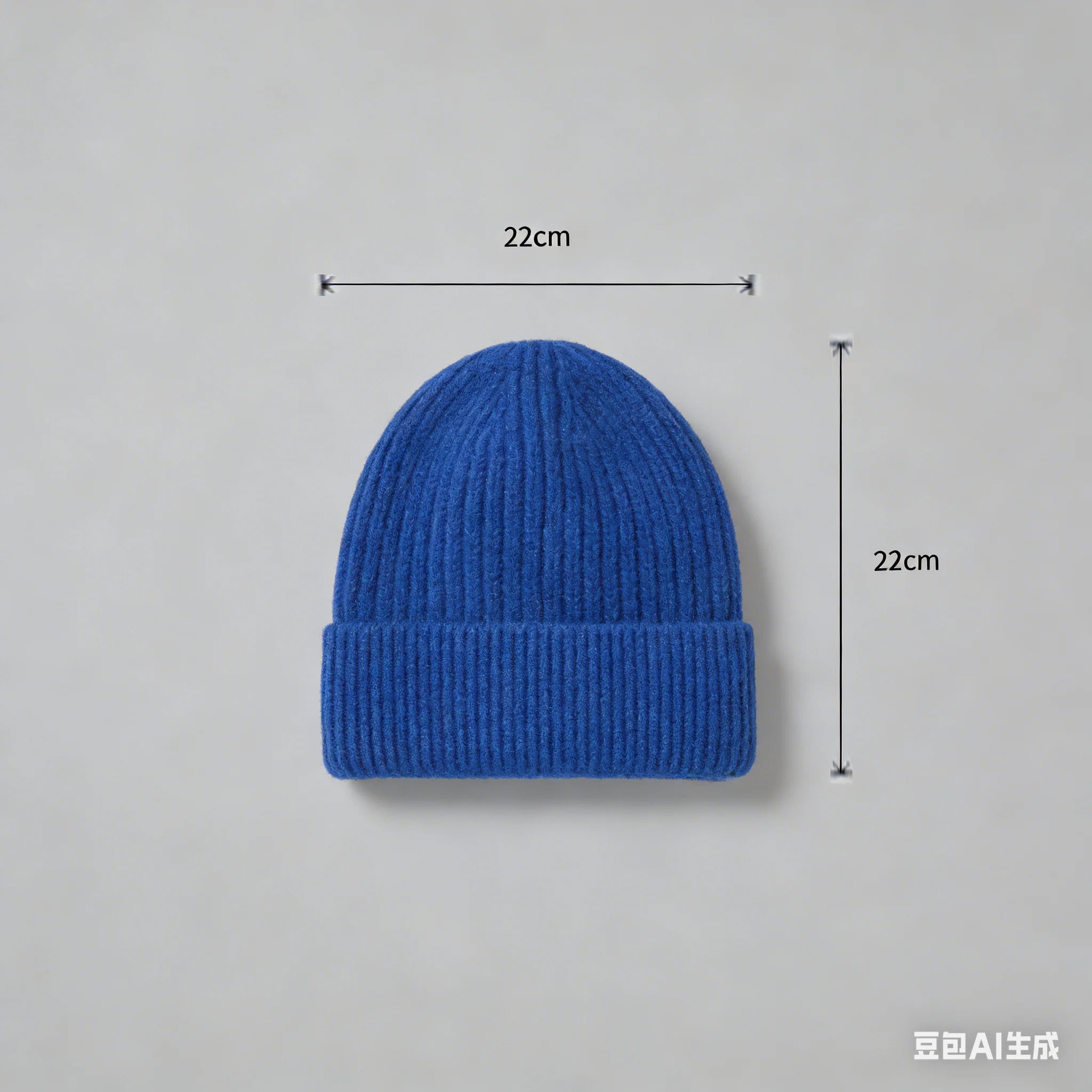 Autumn  Winter Short Warm Melon Hat Men Knitted Round Top Brimless Cold Hat Women Street hip-hop Wool Beanie