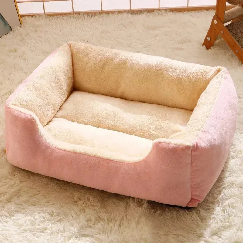 Cosy Cat & Dog Bed – Warm Winter Pet Cushion House