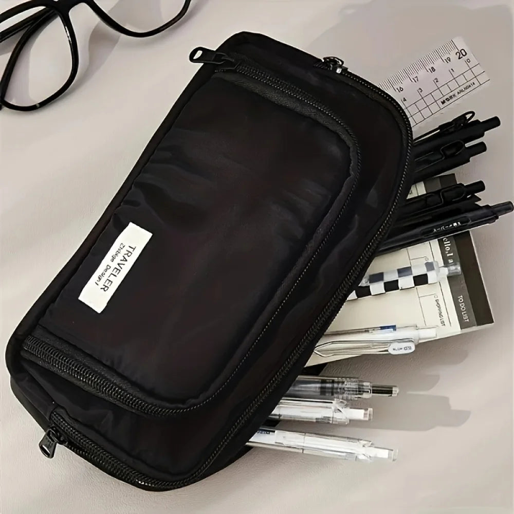 Large Capacity Pencil Case & Pen Pouch – School, Office & Beyond