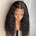 HD Transparent Jerry Curly Lace Front Human Hair Wig