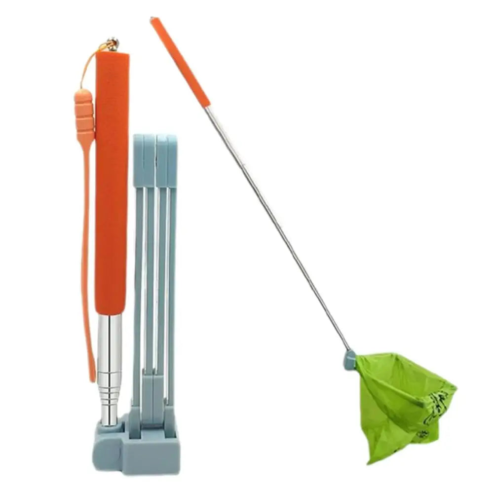 Long Handle Stainless Steel Pet Poop Scoop – Eco-Friendly Dog & Cat Waste Picker