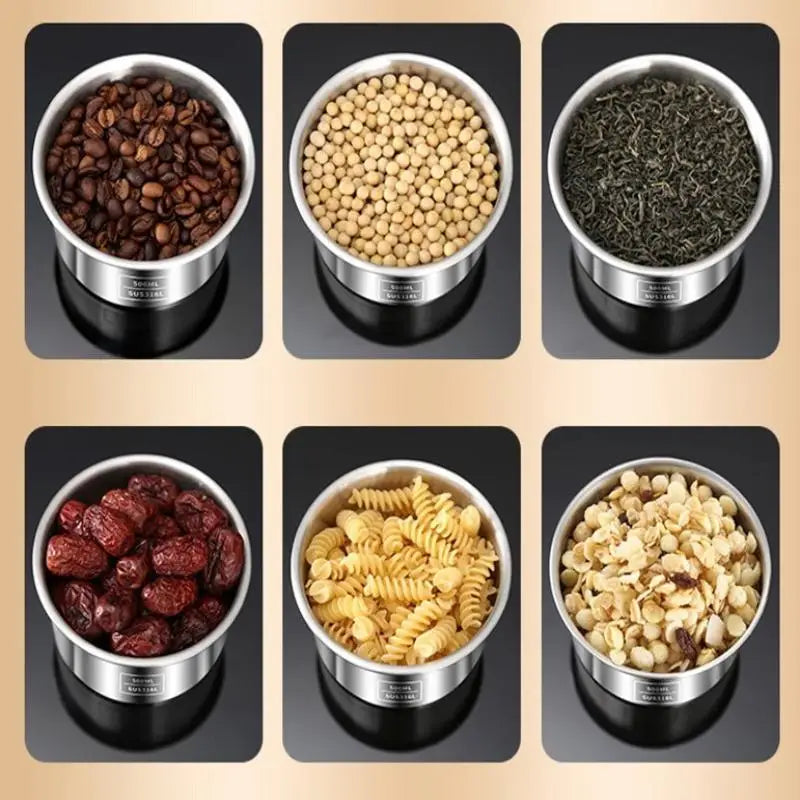 Airtight Stainless Steel Storage Jars Set – 3 Sizes