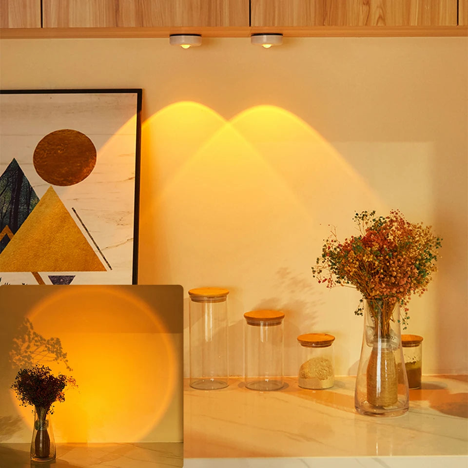 Touch Sunset Ambient Night Light – Cabinet & Wall Lamp
