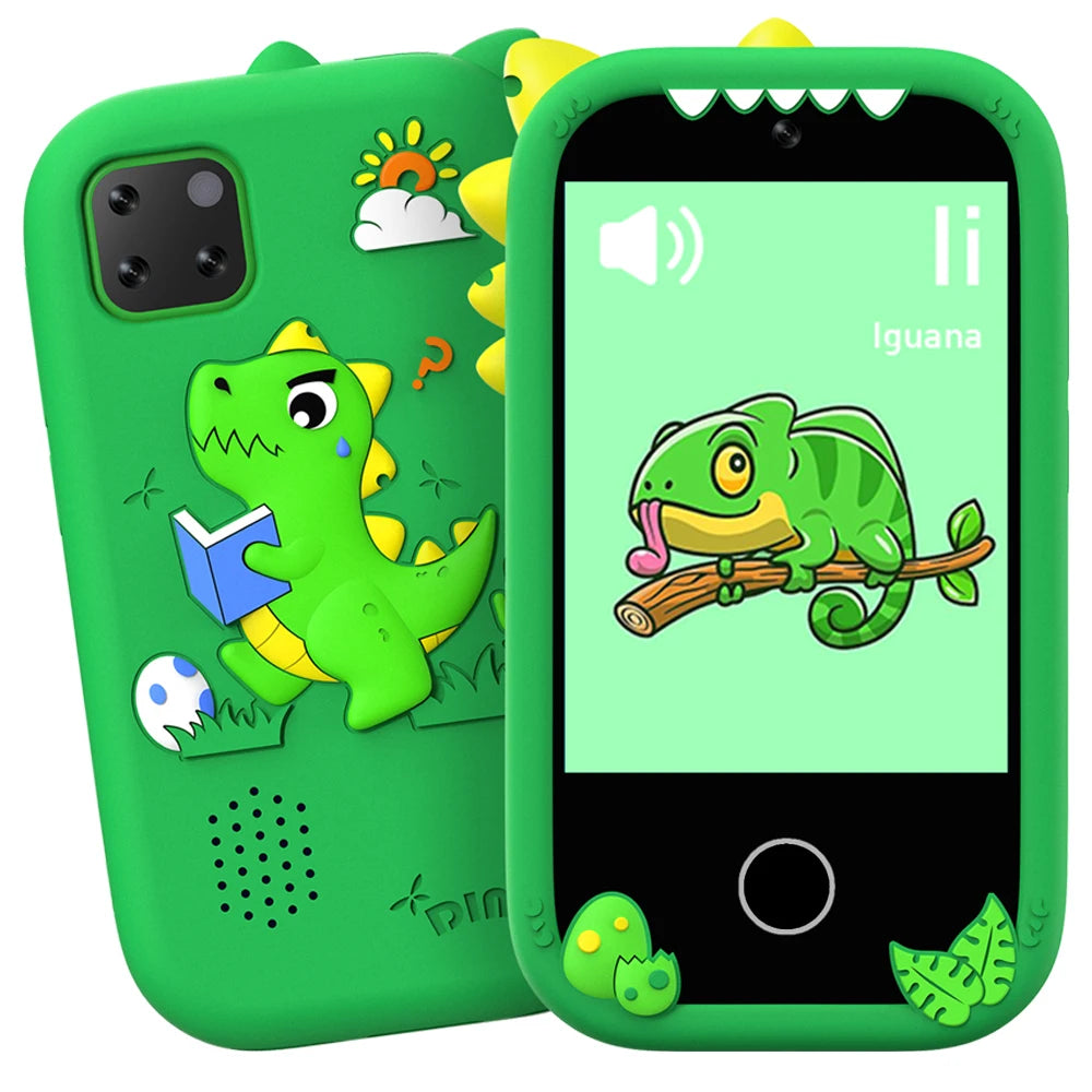 Upgrade Kid Smart Phone Toy 2.8 Inch Touch Video recording Music Player 16 Games Baby Phone for Children Brithday Gifts