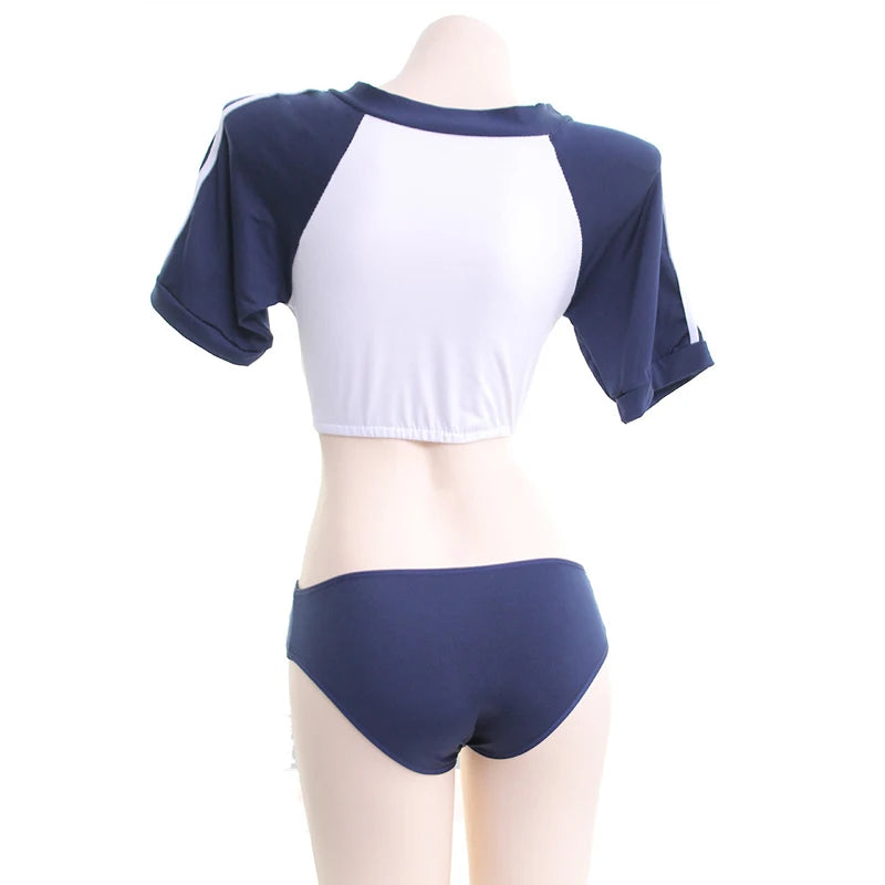 Japanese Anime Gymnastics Cheerleader Cosplay Costume