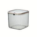 1-Piece Transparent Mini Desktop Storage Box, with Pop-Up Lid, Waterproof Multifunctional Storage Container, Laundry Detergent Dispenser Storage Box, Suitable for Storing Beads and Stain Remover Powder, for Desktop, Kitchen,