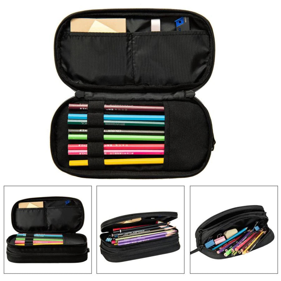 GamePad Multifunctional Double Layered Pen Case for Boy and Girls Best Gifts 2D Cartoon School Supplies Pencil Case for Children