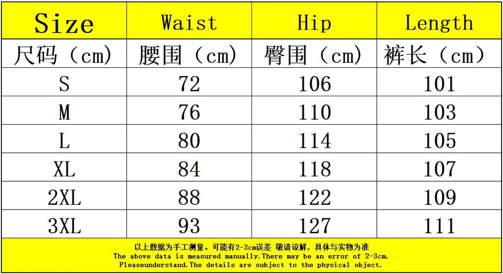 2025 men's wide leg sweatpants, European and American men's and women's sweatpants, waist drawstring straight leg loose casual s