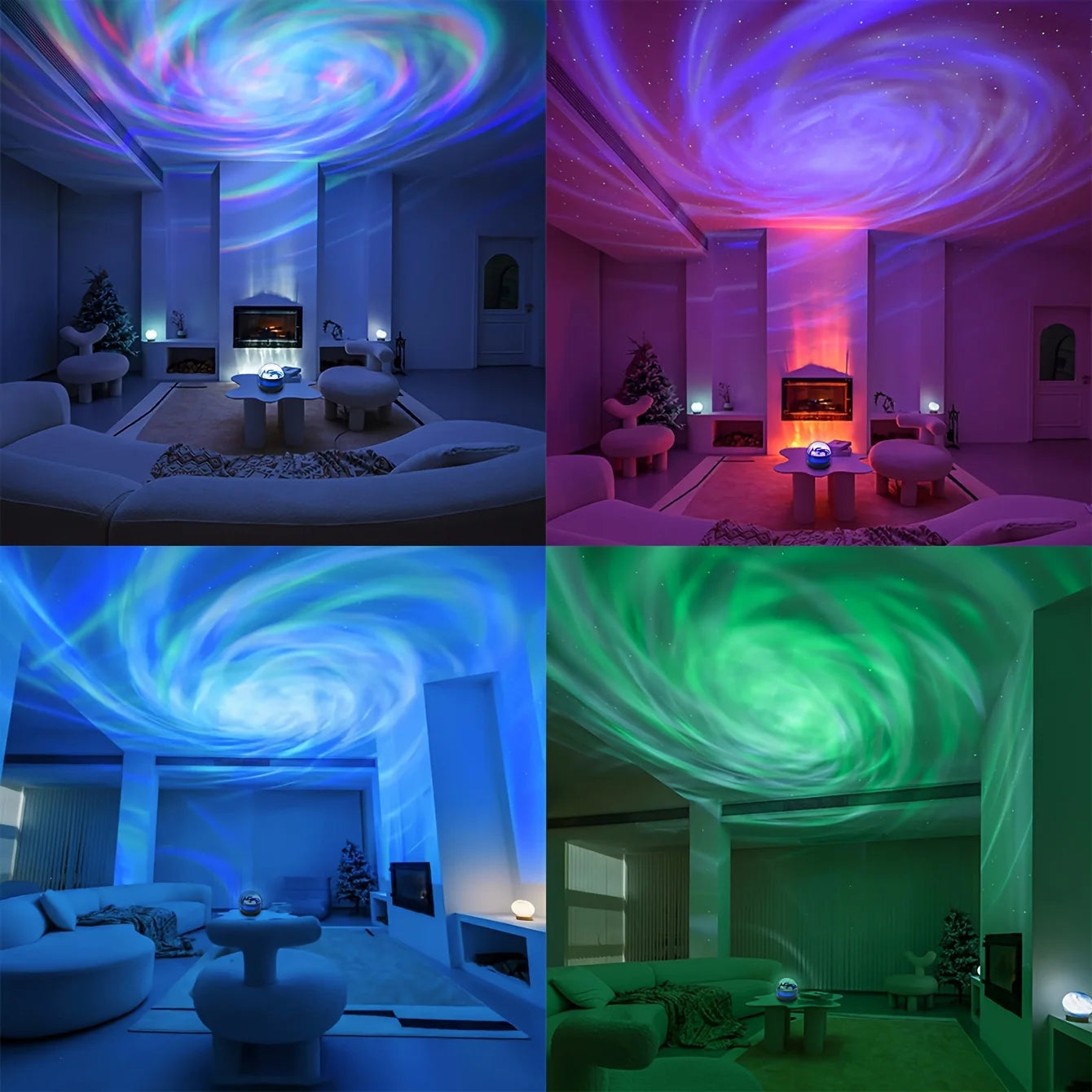 LED Galaxy Projector Night Light – Starry Sky Lamp