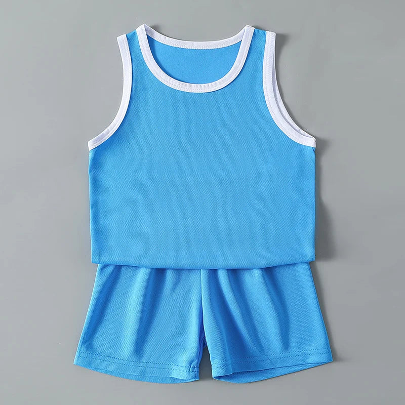 Kids' Quick-Dry Sport Suit – 2 or 4 Piece, Unisex Summer Set