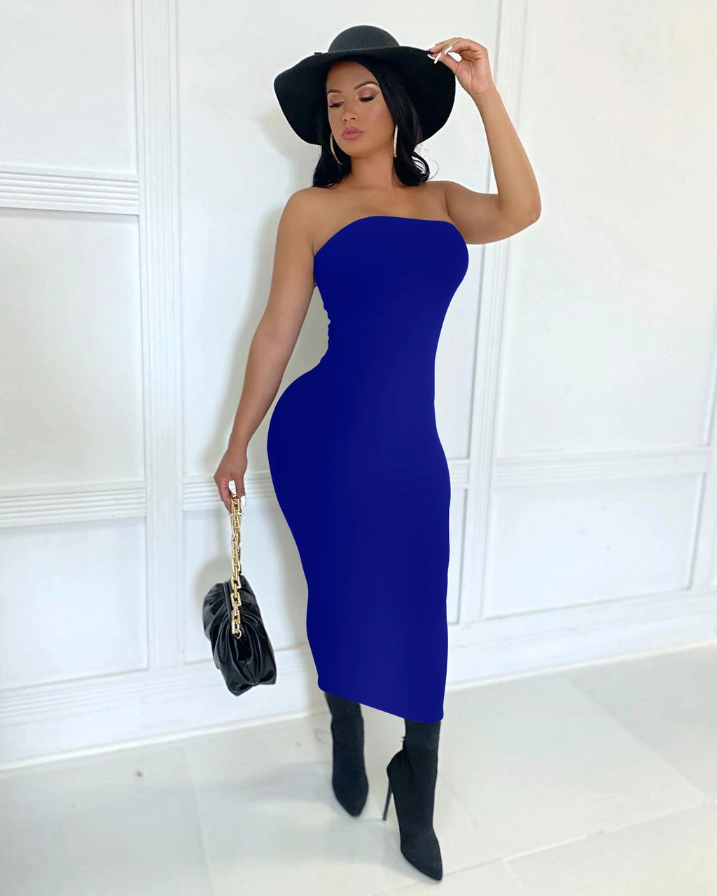 Sleeveless Chest-Wrapped Long Dress – Summer Maxi