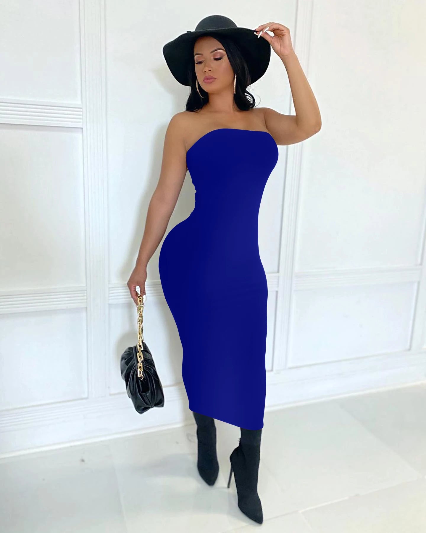 Sleeveless Chest-Wrapped Long Dress – Summer Maxi
