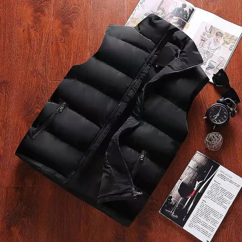 Men's Waterproof Sleeveless Vest Jacket – Winter Gilet