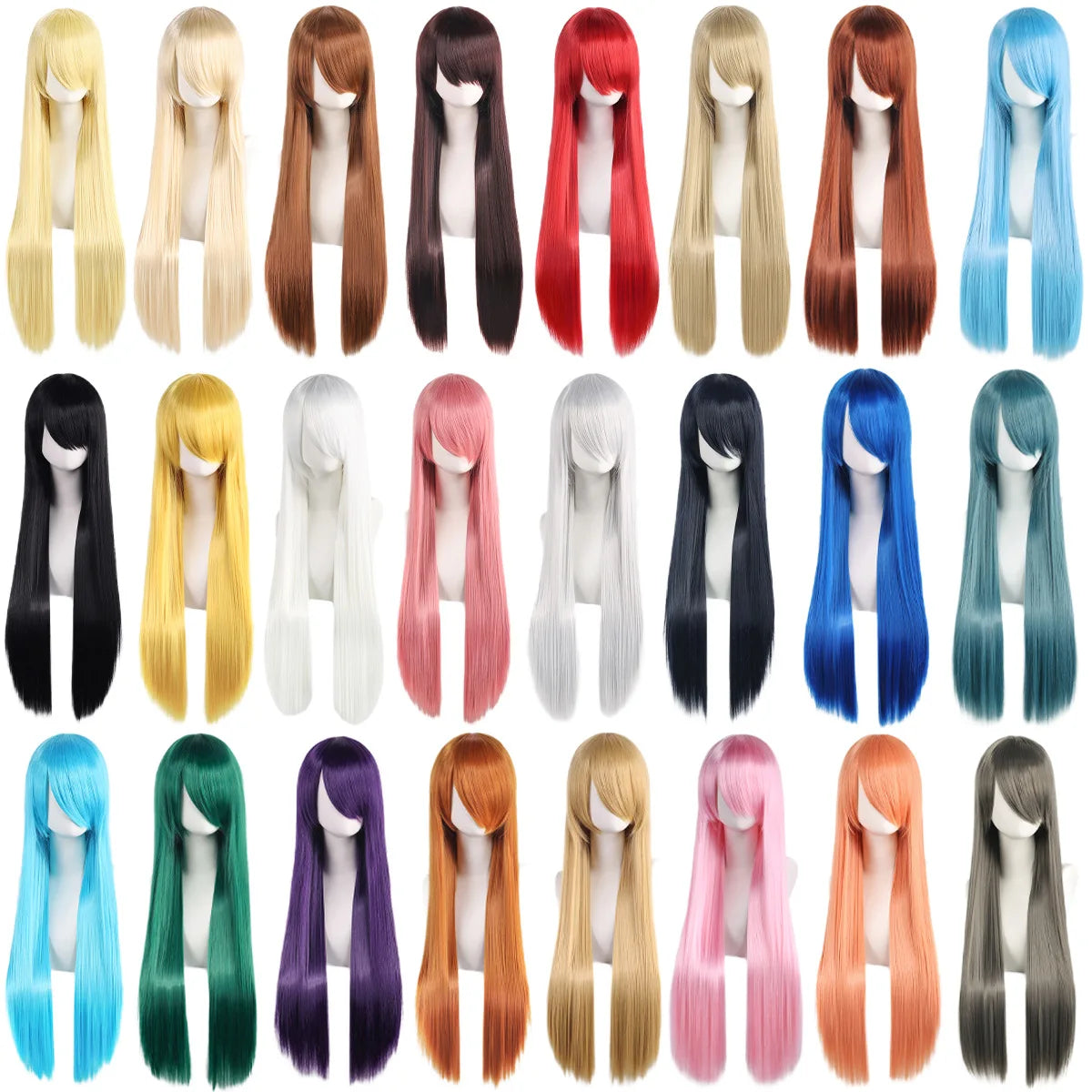 32-Inch Straight Cosplay Wig