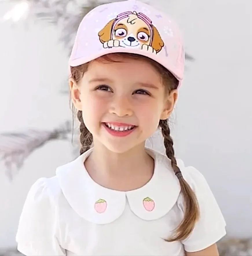 Original Paw Patrol Peaked Cap Hat Anime Peripherals Tv Movies Chase Marshall Skye Figures Print Baseball Cap Kids Birthday Gift
