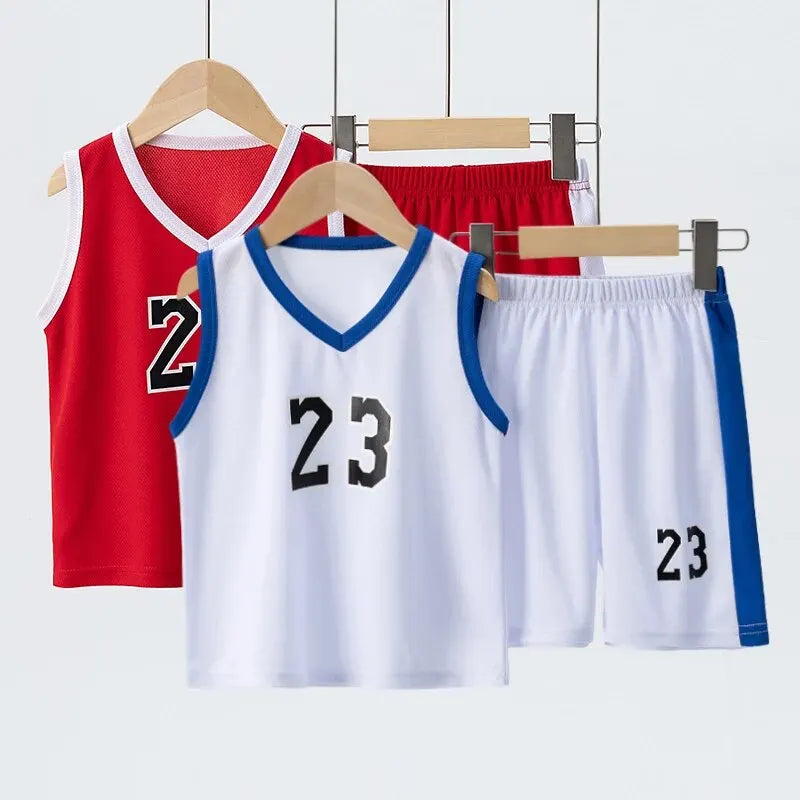 Kids' Quick-Dry Sport Suit – 2 or 4 Piece, Unisex Summer Set