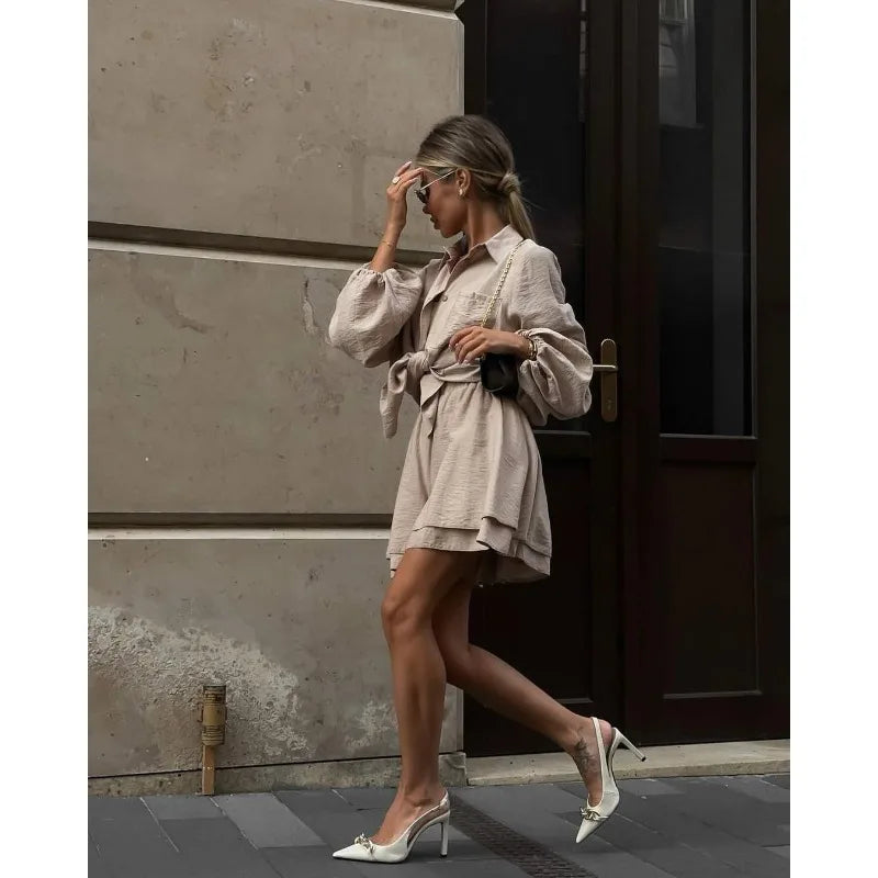 Women's Casual Loose 2-Piece Short Set – Summer Suit