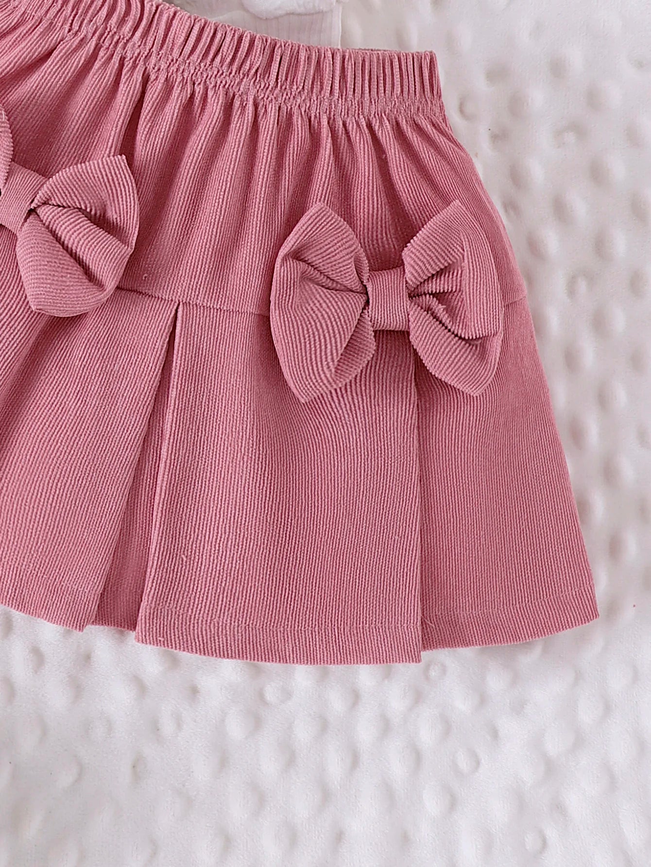 Baby Girls' Bubble Sleeve Heart Top & Skirt Set – 6M–3Y